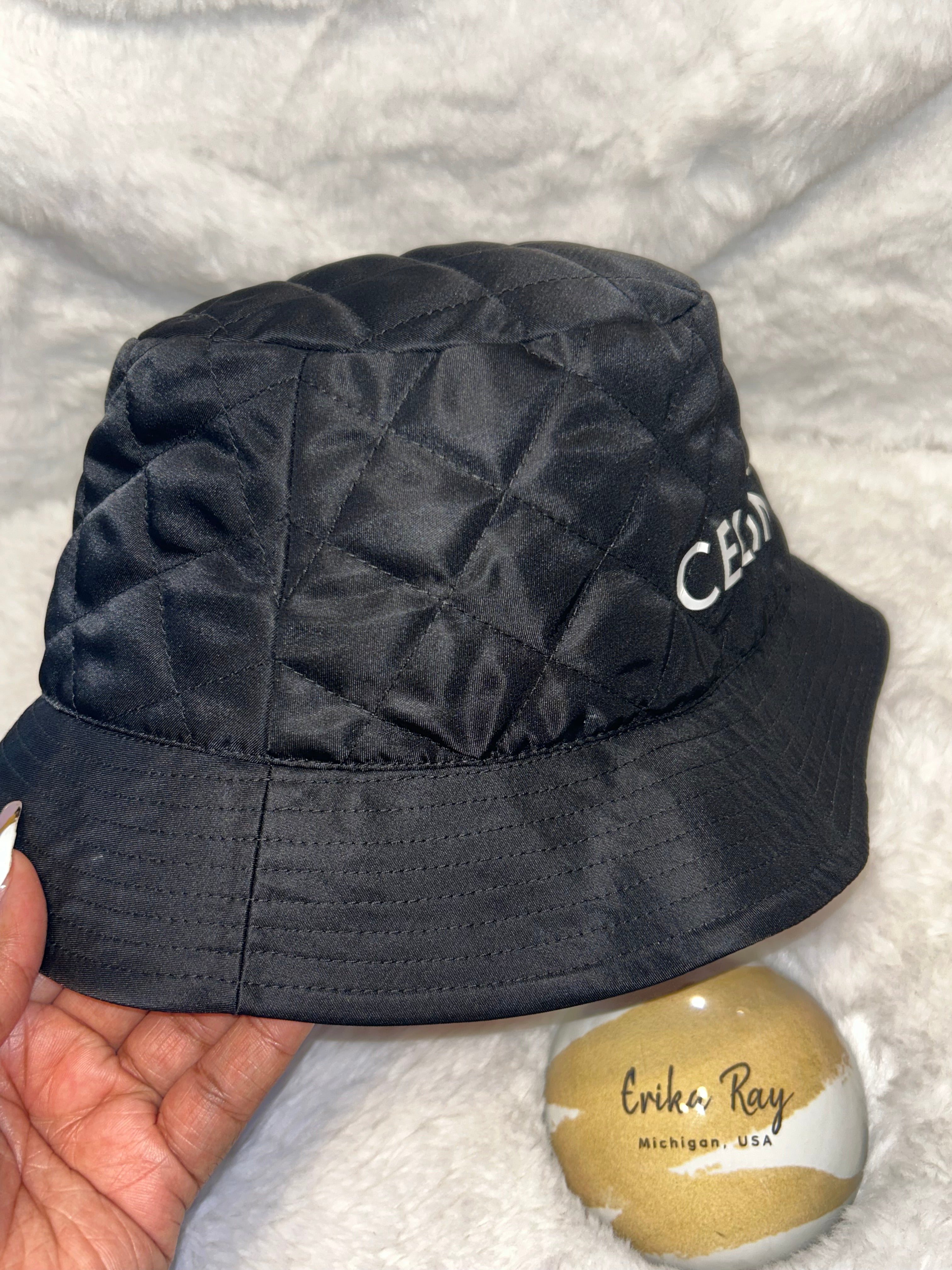 Celine Black Bucket Hat