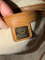 MCM Cognac Shoulder Bag Tote