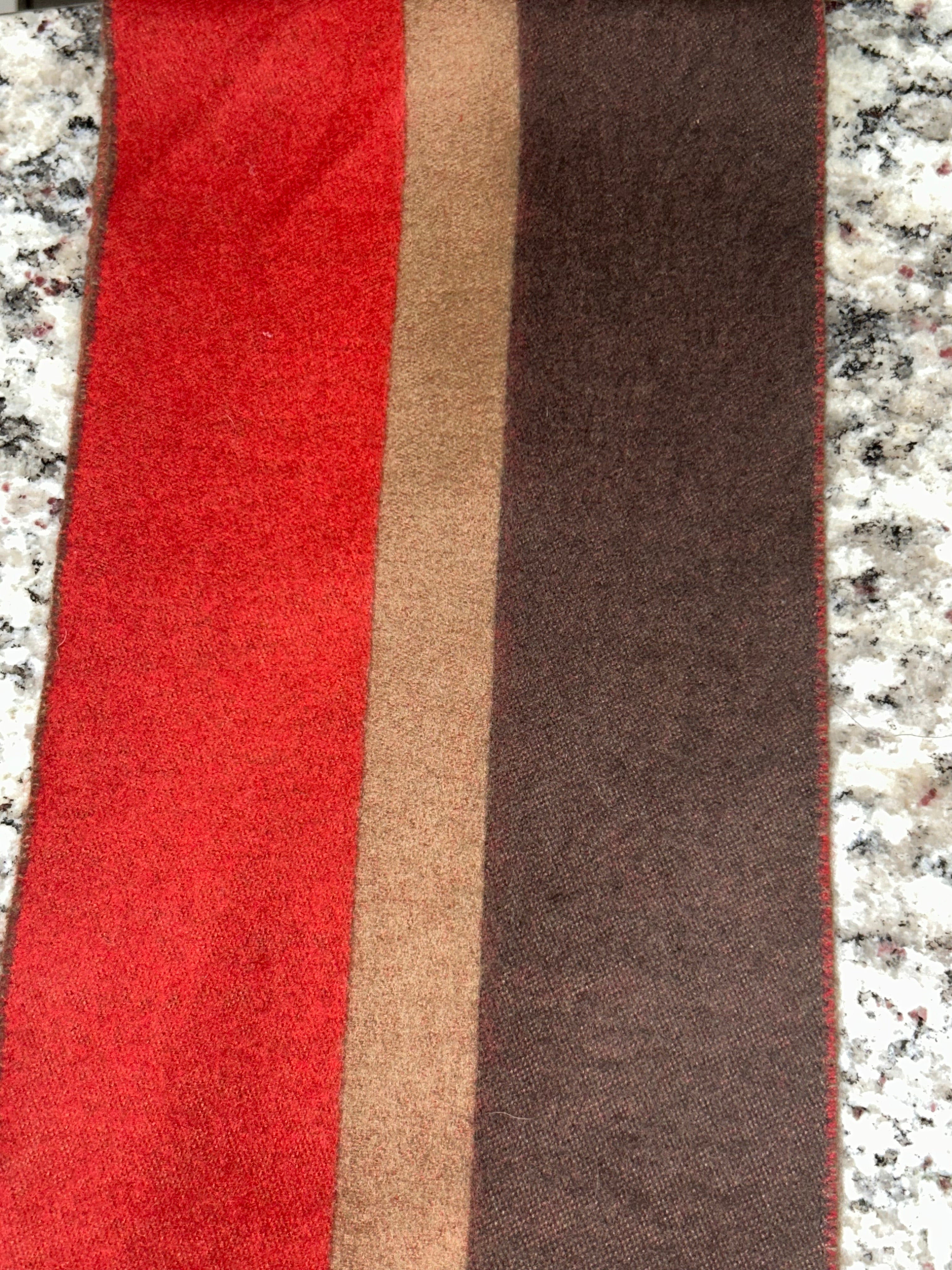 LV Striped Tricolor Scarf