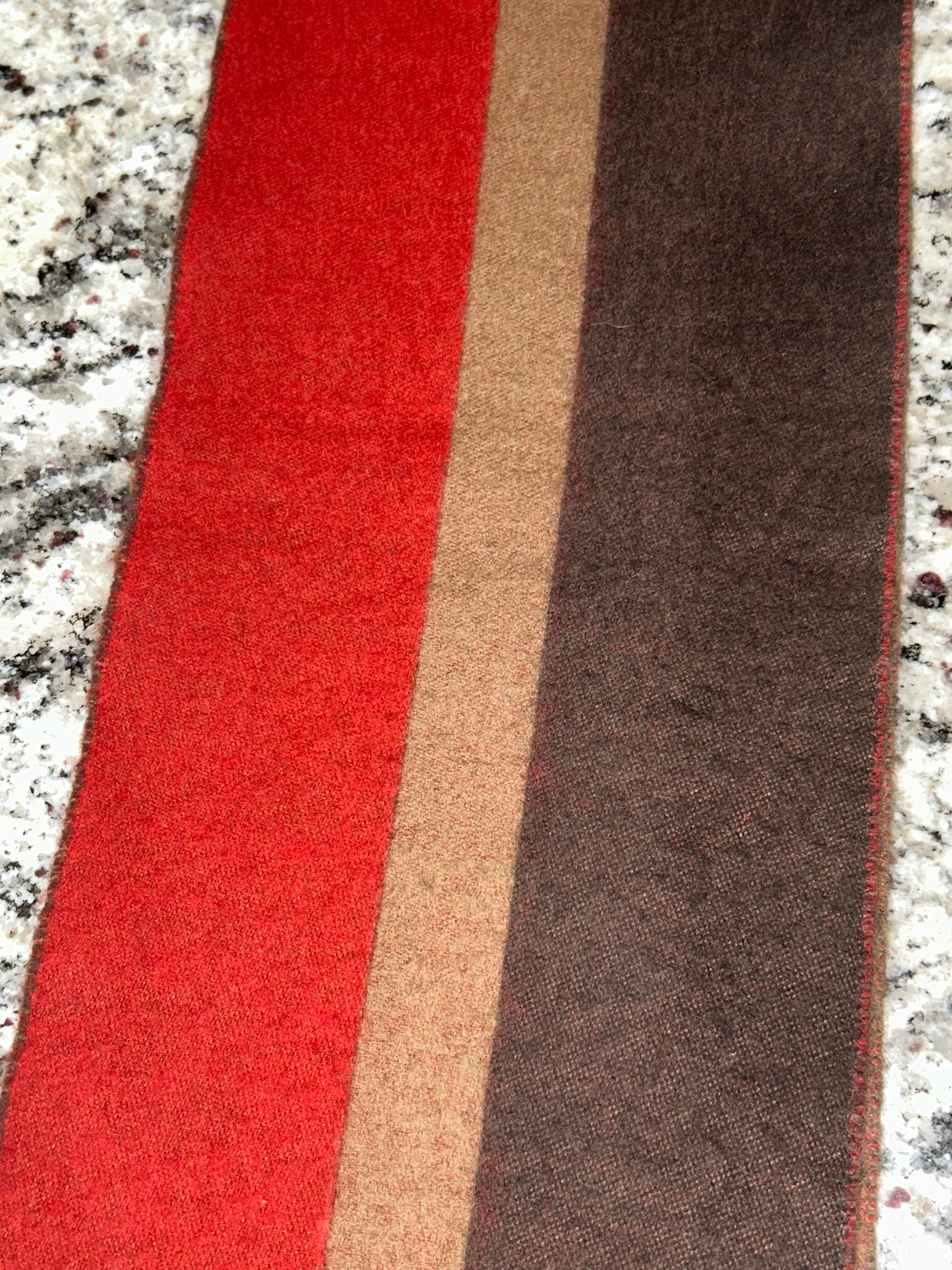 LV Striped Tricolor Scarf