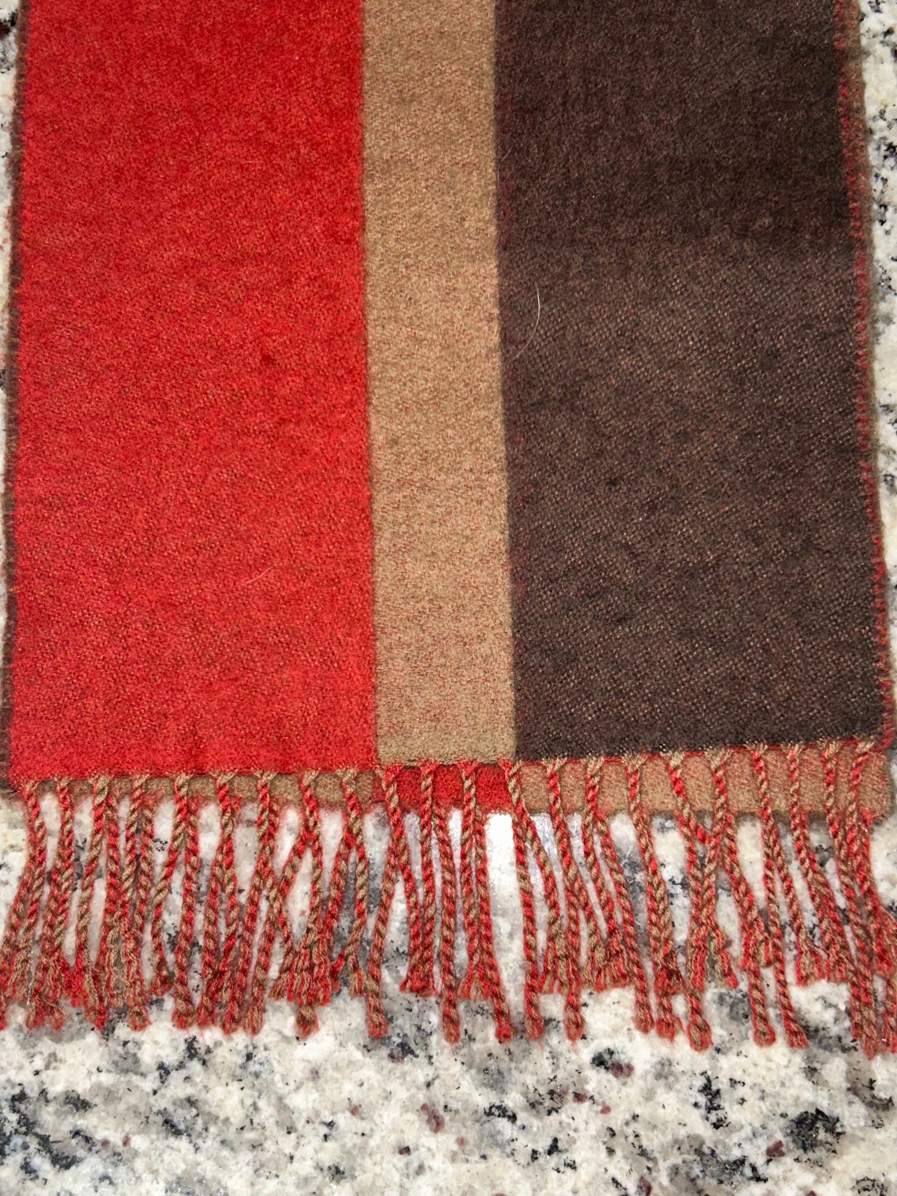 LV Striped Tricolor Scarf