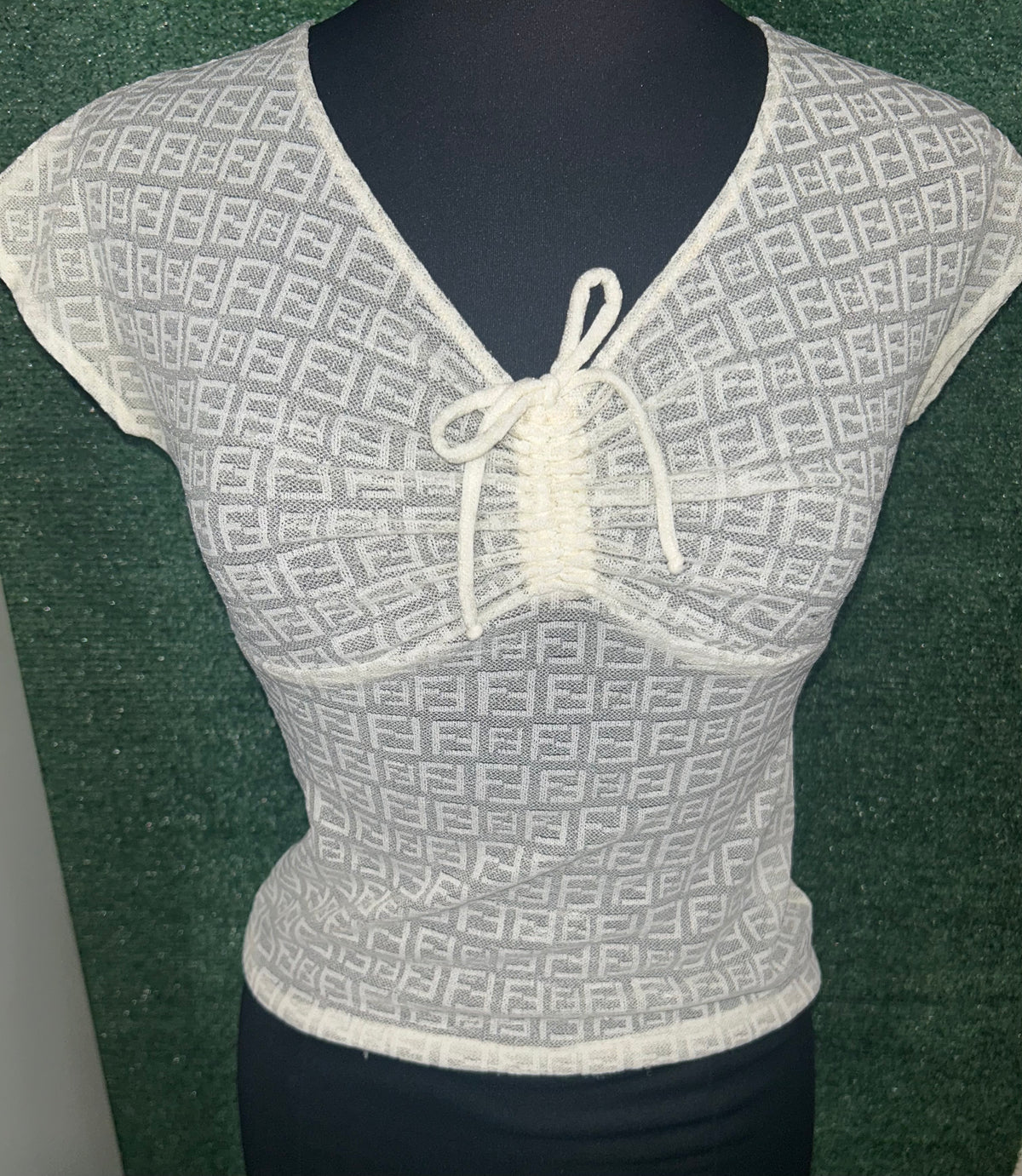 Fendi White FF Monogram Shirt